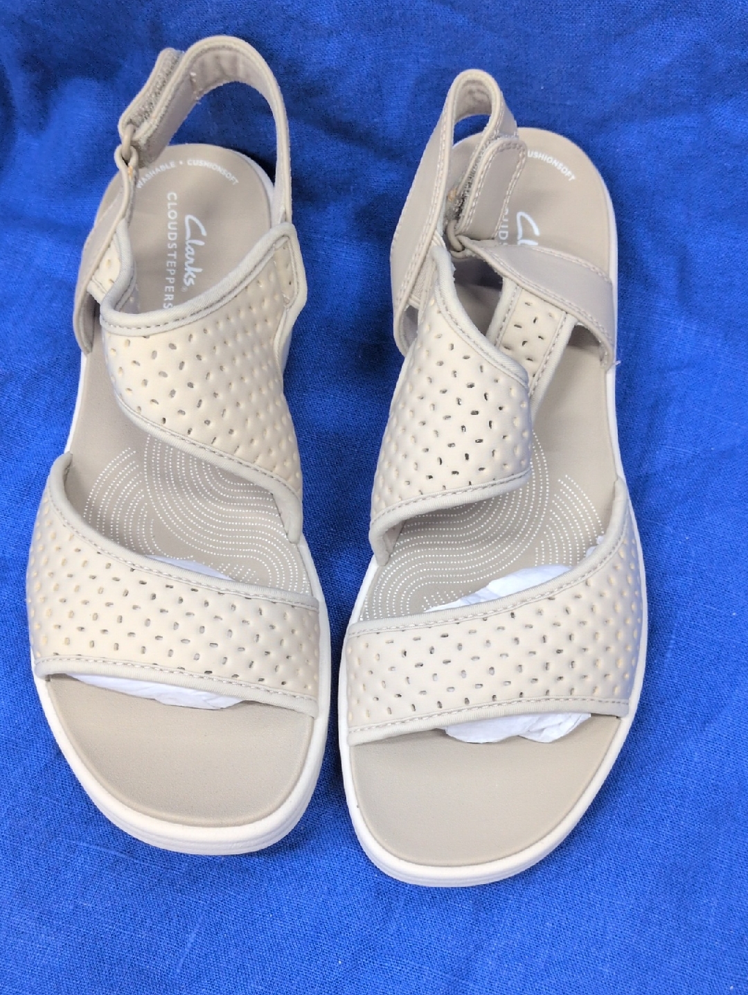 Clarks Cloud Steppers Drift Fern Light Taupe